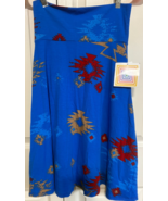 Lularoe A line Short Skirt Aztec Southwestern Print Size XS Blue NEW - €12,79 EUR