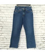 Lucky Brand Jeans Womens 6/28 Blue Denim 236 Peanut Pants USA 90s Vintage - £25.24 GBP