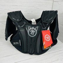 Warrior Burn Next SP 18 Lacrosse Youth Shoulder Pads Black Small Beginner - £47.95 GBP