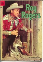 Roy Rogers #78 1954-Dell-Bullet-German Shepherd-photo cover-western stories-VF - £81.67 GBP