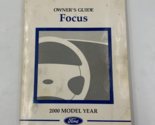 2000 Ford Focus Owners Manual Handbook OEM P03B38009 - £21.45 GBP