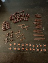 Axis &amp; Allies Board Game Replacement Pieces U.S.S.R Dark Brown 65 Pieces - £22.20 GBP