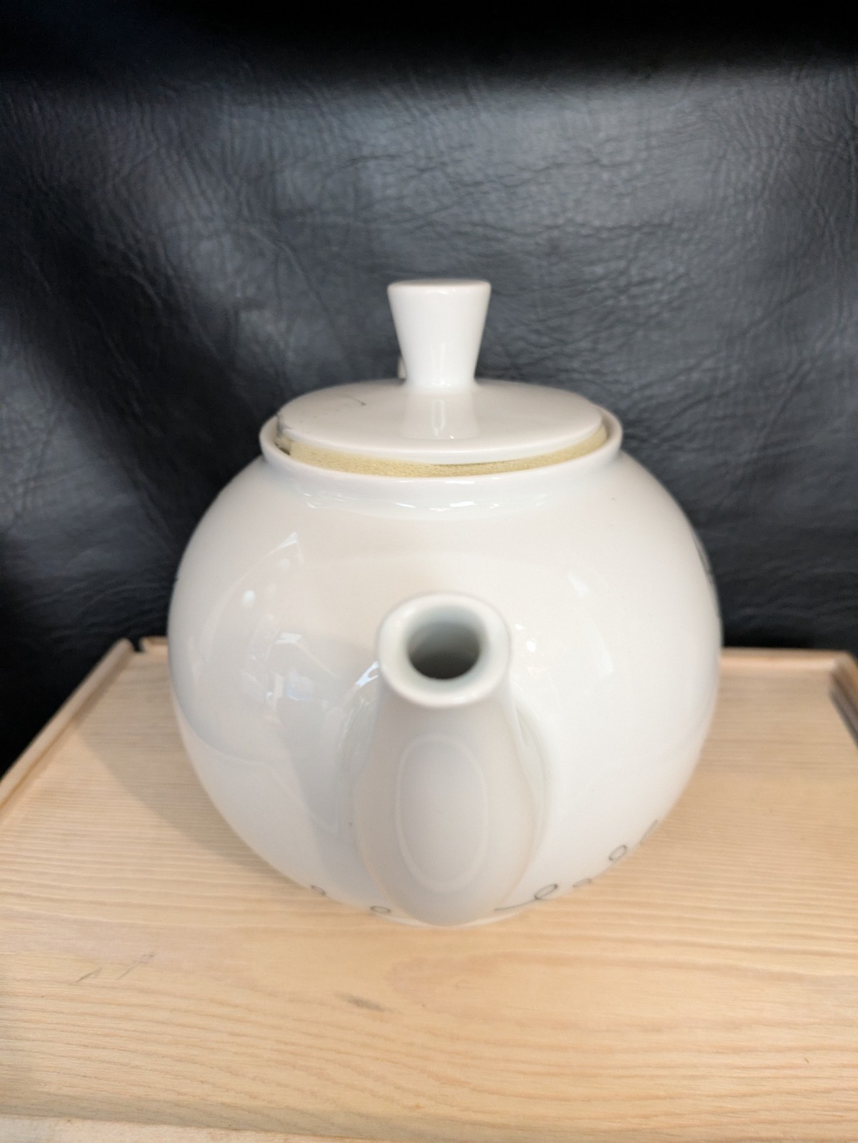 Crate & Barrel Elvis Swift Cat Dog Teapot 7 of 200 50th Anniversary Wood Box NEW Item image 5