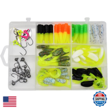 Crappie Magnet Fin Commander Slab Curly 86 Pc Kit - Panfish, Bass, Crapp... - $38.48