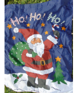 Christmas Santa Clause Ho! Ho! Ho! Yard Flag 32 x 30  2-Sided for Flag Pole - $20.17 CAD