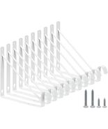 Heavy Duty Closet Shelf &amp; Rod Brackets White 10-Pack | Home Master Hardware - €24,55 EUR