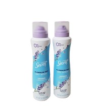 2X Secret Dry Spray Aluminum Free Deodorant, Lavender and Hemp Seed Oil 4.1oz. - £19.54 GBP
