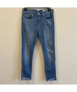 RAG &amp; BONE Distressed Stretch Blue Jean Capri Sunset Size 27 Great Condi... - $29.69