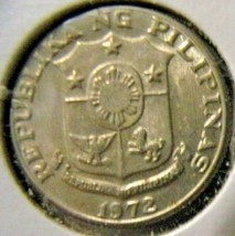 1972 Philippines-10 Sentimos-Uncirculated - £1.57 GBP