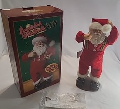Jingle Bell Rock Santa Dancing Singing 1st Edition Vtg 1998 Original Box Works - £35.62 GBP
