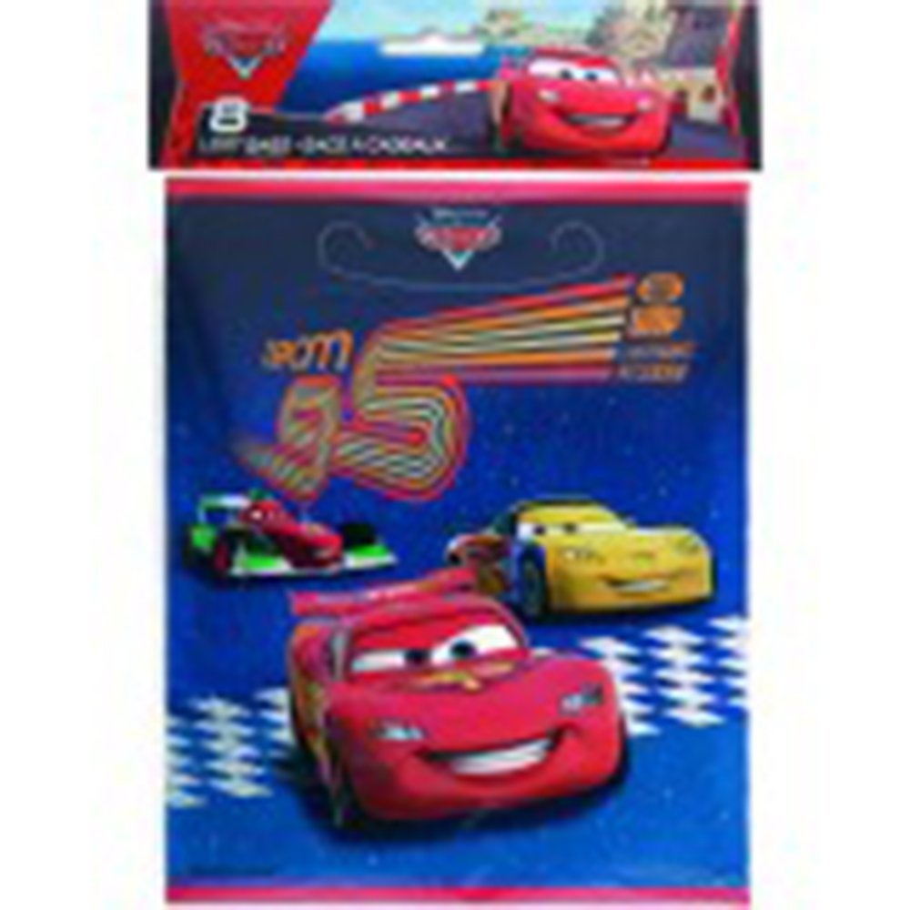 Disney Pixar Cars Loot Bags, 8 Per Set. - $8.81