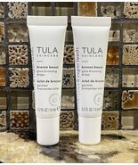 Bundle 2 Tula Skincare Bronze Boost Glow Bronzing Drops .2oz each Travel... - $12.82
