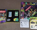 Monopoly Teenage Mutant Ninja Turtles TMNT Edition Hasbro 2014 Complete ... - $37.61