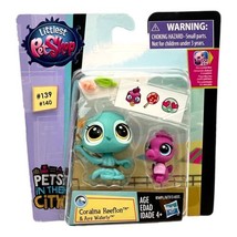 Littlest Pet Shop Figure Coraline Reefton 139 Aya Waterly 140 New Sealed - $38.56