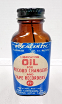 Vintage Realistic Lubricating Oil Record Changers Tape Recorders Bottle - $12.38