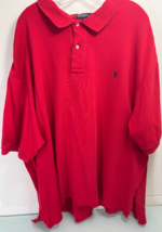 Vintage Polo Ralph Lauren Men Polo Shirt 3XB Big Red Short Sleeve Preppy... - $183.97 MXN