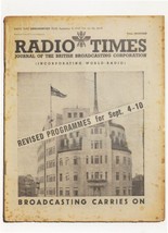 Bbc broadcasting house in radio times ww2 september 1939 postcard 157602 p thumb200