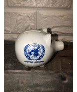 Vintage lipco coins mini tiny piggy pig bank United Nations International - $23.50