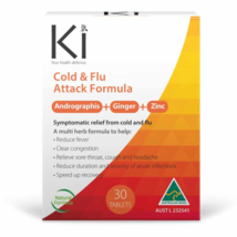 Ki Cold &amp; Flu Attack Formula 30 Tablets - $86.02
