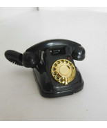 Quality Black Retro Old Fashion Rotary Dial Telephone for Medium Size Doll - £5.49 GBP