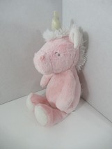 Carters Pink unicorn Plush White mane tail Stuffed Animal Soft Baby Toy 2016 - $12.86