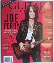 Autographed Signed By Joe Perry Aerosmith &quot;Guitar Aficionado&quot; Magazine w/ Coa - £63.26 GBP