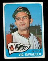 Vintage 1965 Topps BASEBALL Trading Card #128 Vic Davalillo Cleveland Indians - $7.56