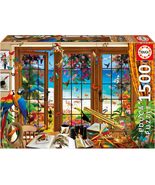 NEW Educa Jigsaw Puzzle 1500 Pieces Adults 20333 Looking Through the Window - $52.77 CAD
