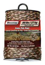 SecureLine 5/32 in. D X 50 ft. L Camouflage Braided Poly Rope - $7.95