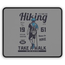 Personalized gaming mouse pad nature themed hiking print for outdoor enthusiasts thumb200