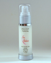 Silver Cream 20% Argireline Collagen Hyaluronic Acid Dry Skin Formula 1 Oz - £20.98 GBP