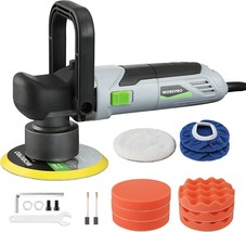 WORKPRO Car Buffer Polisher Kit 6400RPM 6 Inch Dual Action w/ 6 Variable... - $118.99