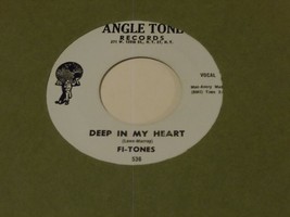 Repro 45  The Fi-Tones   Deep In My Heart    Angle Tone - £7.57 GBP