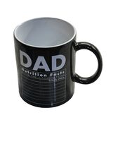 Dad Nutrition Facts Heat Sensitive Color Changing Ceramic Cup16oz - $24.63