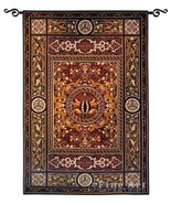 53x75 CHATEAU MEDALLION Royal French Filigree Tapestry Wall Hanging  - £230.05 GBP