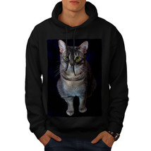 Wellcoda Cat Photo Cute Animal Mens Hoodie, Food Casual Hooded Sweatshirt - £25.57 GBP+