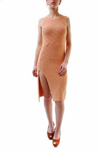 FOR LOVE &amp; LEMONS Knitz Womens Dress Sleeveless Elegant Stylish Peach Size S - £90.73 GBP