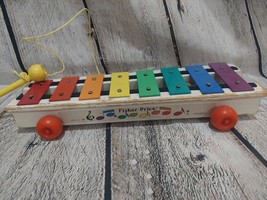 Vintage Toy Fisher-Price Pull-A-Tune #870 Xylophone - GUC - £13.18 GBP