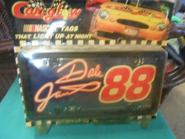 New- Carglow Nascar Tags Light Up At night-#88 Dale Jarrett - £17.87 GBP