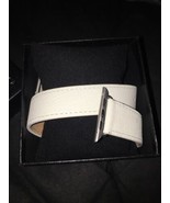 V-Moro 38mm Leather White Band with Metal Clasp fits/for Apple - £20.57 GBP