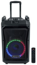 Rockville ROCKNGO 800 10&quot; Portable Wireless Bluetooth Speaker w/LED/Whee... - £216.53 GBP