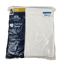 Stafford Ease Full Cut Briefs 5 Pack XLarge Mens Underwear Antimicrobial... - £23.30 GBP