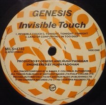 GENESIS Invisible Touch LP from MEXICO Progressive Rock Phil Collins Rut... - £22.38 GBP