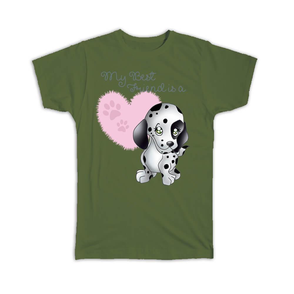 My Best Friend is a Dalmatian : Gift T-Shirt Dog Cute Baby Item image 4
