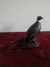 Vintage 70’s Holland Mold Ceramic PHEASANT Bird Statue Figurine 4.5&quot; x 6... - £22.02 GBP