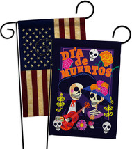 Dia de Muertos Couple - Impressions Decorative USA Vintage - Applique Ga... - $30.97