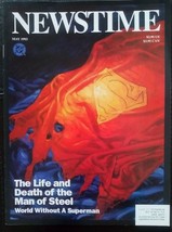 NEWSTIME #1 DC Comics Magazine LIFE AND DEATH OF SUPERMAN 1993 NM - $3.95