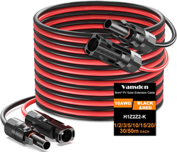 Solar Extension Cable Kit with Female &amp; Male Waterproof Connectors for RV, Photo - £67.15 GBP