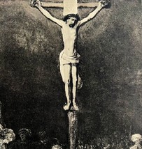 Rembrandt 1944 Jesus Christ On The Cross Phaidon Gravure Phaidon Print DWU9 - £108.20 GBP