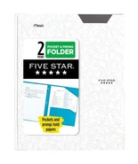 Five Star 2 Pocket Folder, Stay-Put Folder, Plastic Colored Folders with... - $13.77 CAD